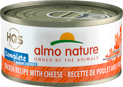 Almo Nature HQS Complete Chicken Recipe With Cheese In Gravy